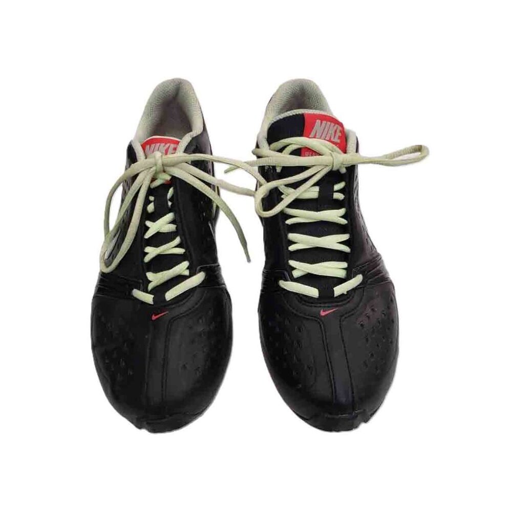 Nike Reax Rockstar Leather Sneakers Black Green Training Women's Size 9